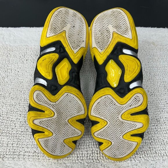 Vintage‎ Adidas Crazy 8 Shoes Mens 10 Kobe Metallic Silver Yellow Basketball Rap